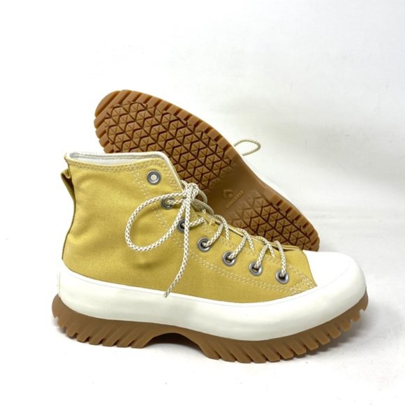 Converse Lugged 2.0 Utility Women's Sneakers High Trailhead Gold Canvas A03500C - Picture 7 of 9